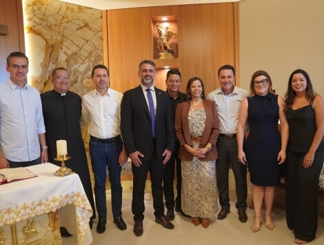 Inauguração da Capela Sagrada Família reúne autoridades, clientes e parceiros em momento especial